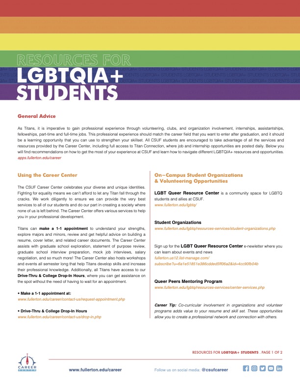 LGBTQIA+ Students