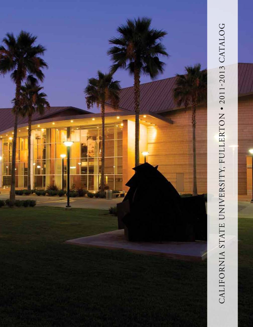 Cal State Fullerton Catalog Cover