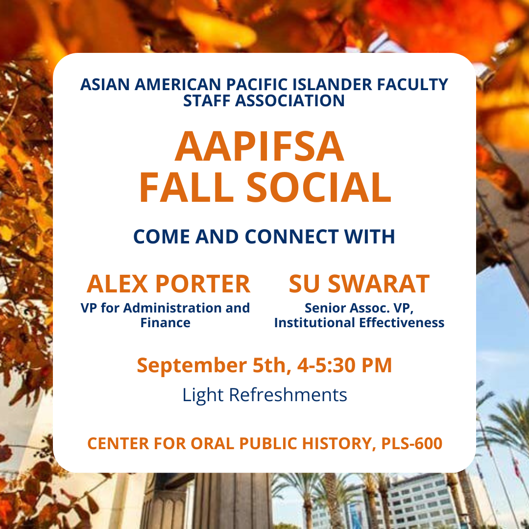 AAPIFSA Fall Social with VP Porter and Senior AVP Swarat