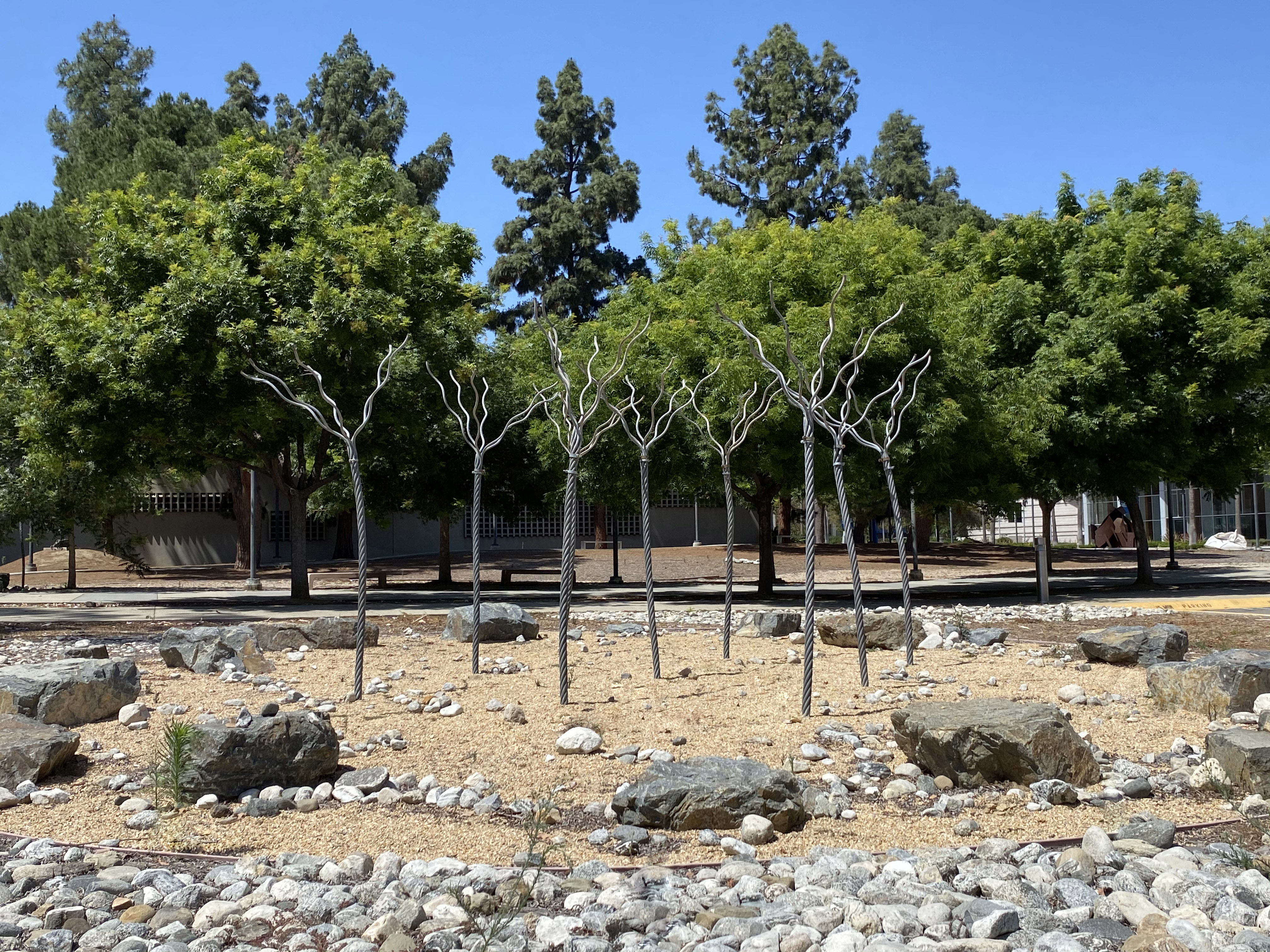 '12 Trees #2,' Maren Hassinger (original installation)