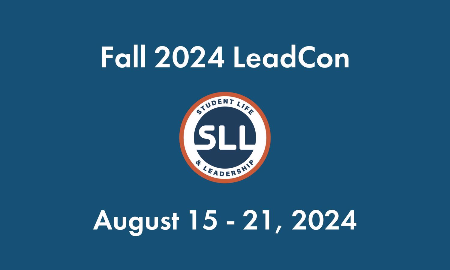 Fall 2024 LeadCon graphic.